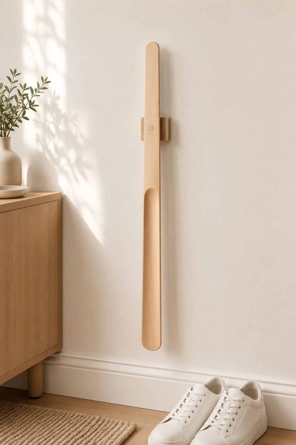 TidyNook Wooden Magnetic Shoe Horn