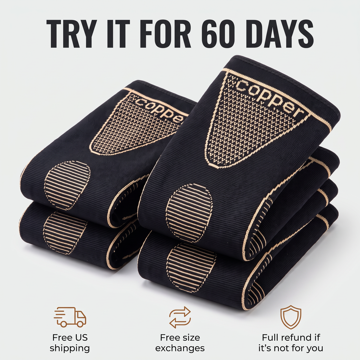 CopperStride Pro™ Full-Leg Compression Sleeve