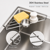CornerCaddy™ Stainless Steel Sink Organizer