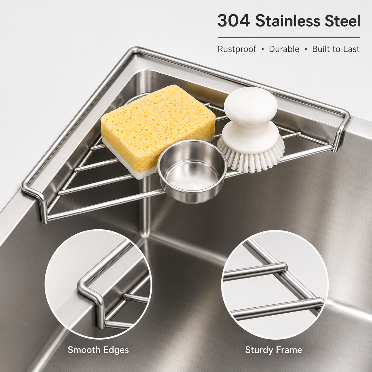 CornerCaddy™ Sink Organizer