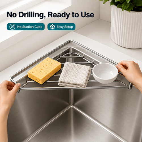 CornerCaddy™ Sink Organizer