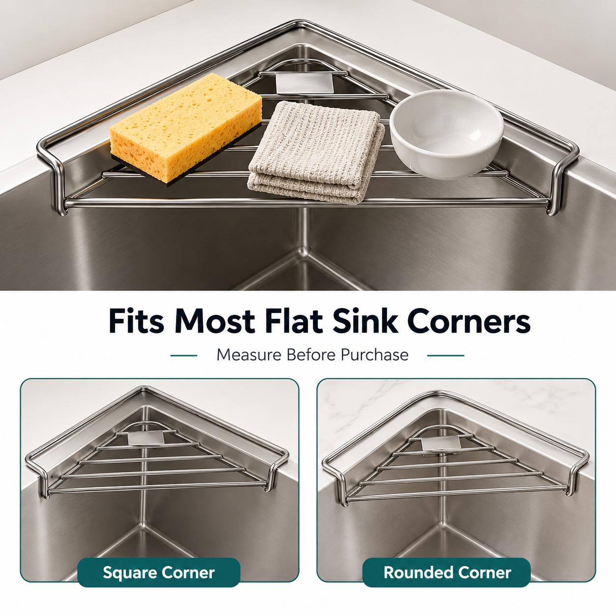 CornerCaddy™ Sink Organizer