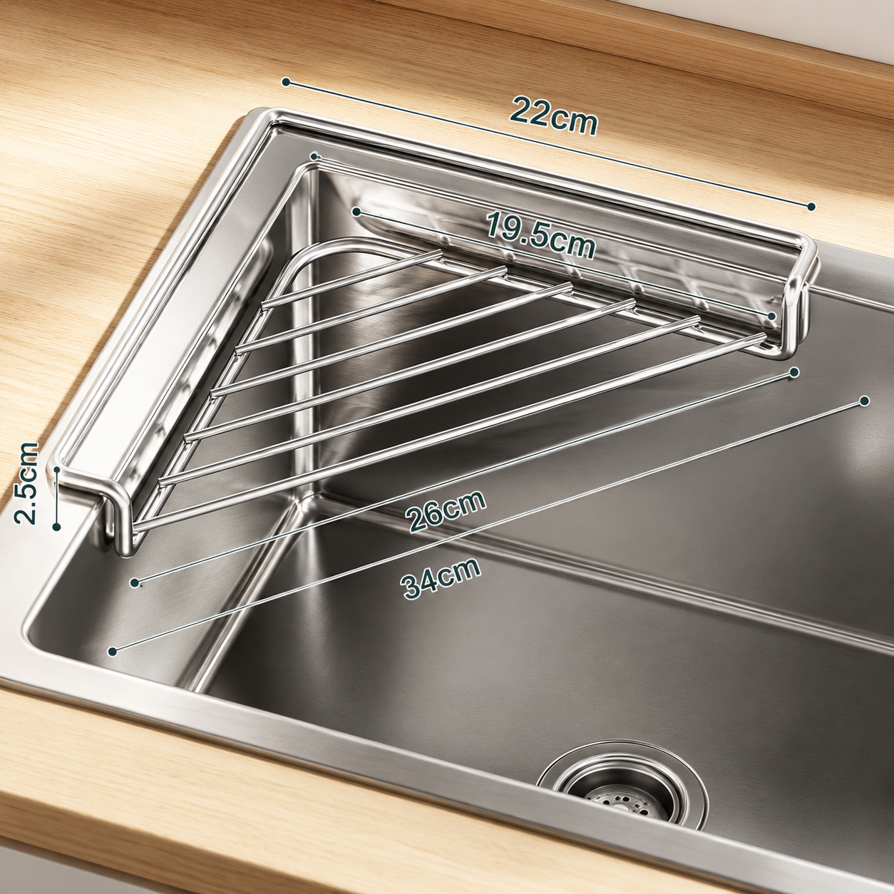 CornerCaddy™ Sink Organizer