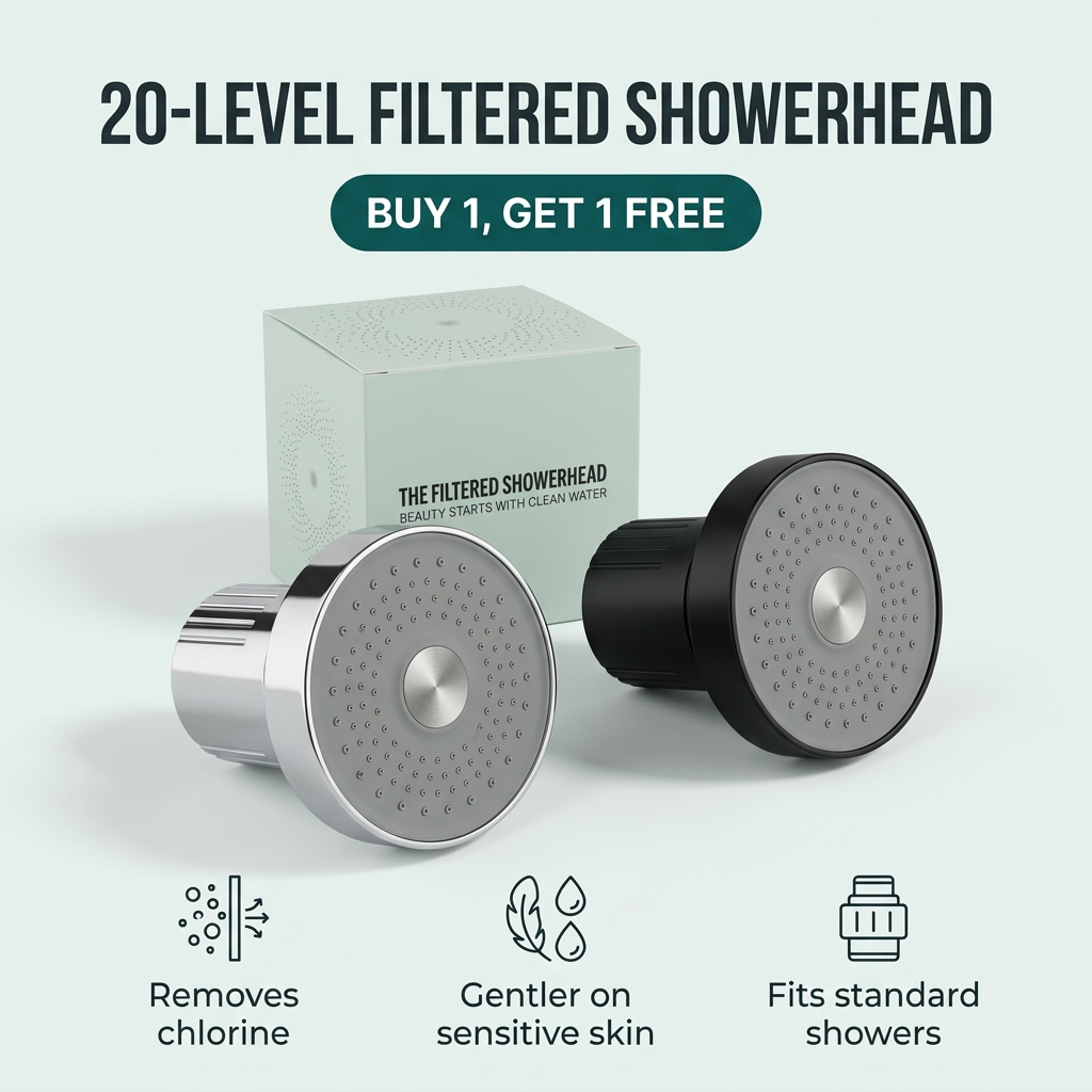 20-LEVEL FILTERED SHOWERHEAD